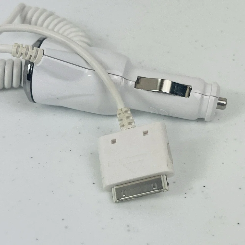 Apple iPhone Car Charger 12V Cable 4 4S 4 3GS iPod Touch‎ iPad 2 3